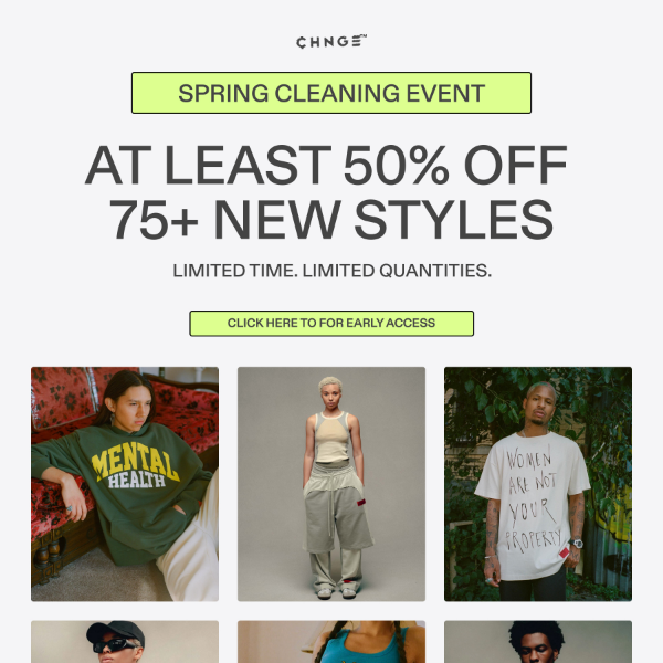 50% OFF >> 75+ NEW STYLES