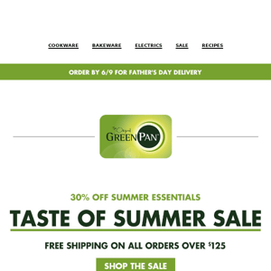 The Taste of Summer Sale: 30% Off Essentials