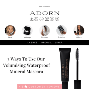 RESTOCKED: Volumising Mascara