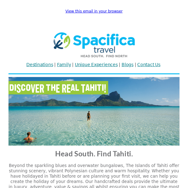 ✨Don't miss our EXCLUSIVE deals! 💙Discover the true essence of Tahiti!