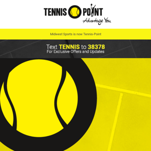 🎉Celebrate One Year As Tennis-Point With Us! 🎉Save an EXTRA 15-20% Off With Code!