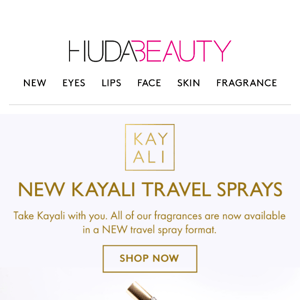 Introducing New Kayali Travel Sprays