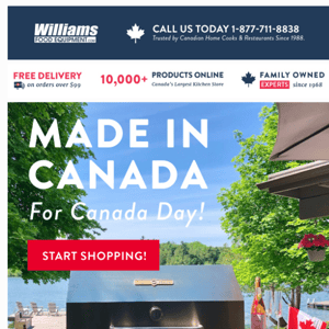 LAST CALL - Canada Day SALE🍁: SAVE over $1,600✨ on Meyer Cookware + Crown Bakeware + Crown Verity + John G Brown Apparel + More!
