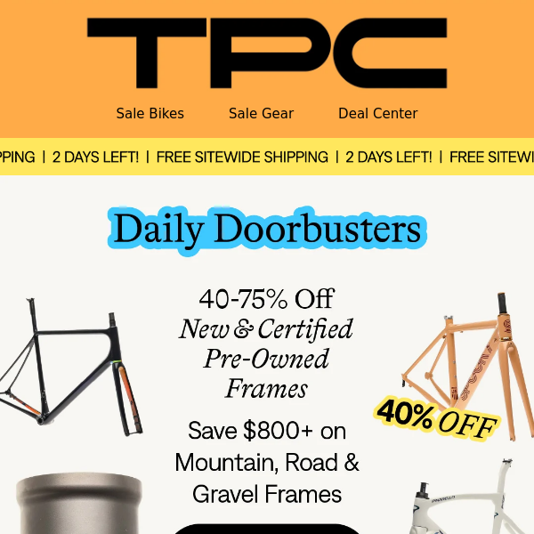 Doorbuster Deals on Frames From 40+ Brands