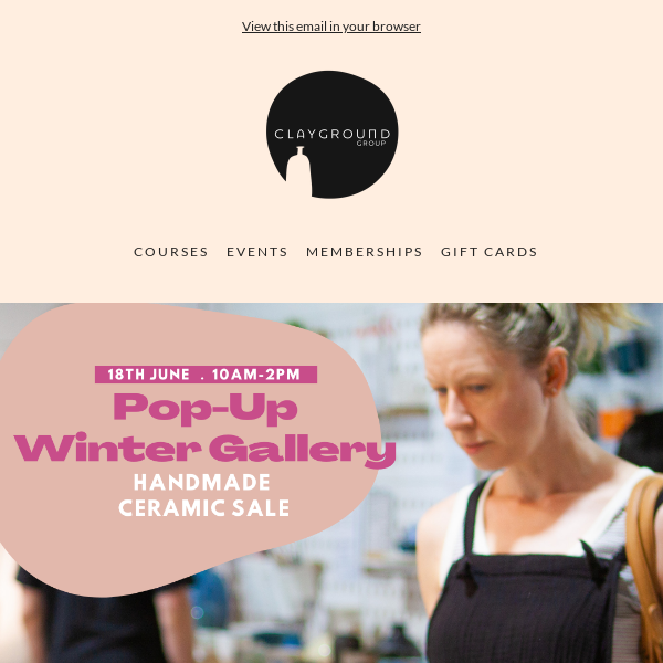 🍁 DONT MISS OUT - Pop-Up Ceramic Gallery this Sunday 🎁❄️