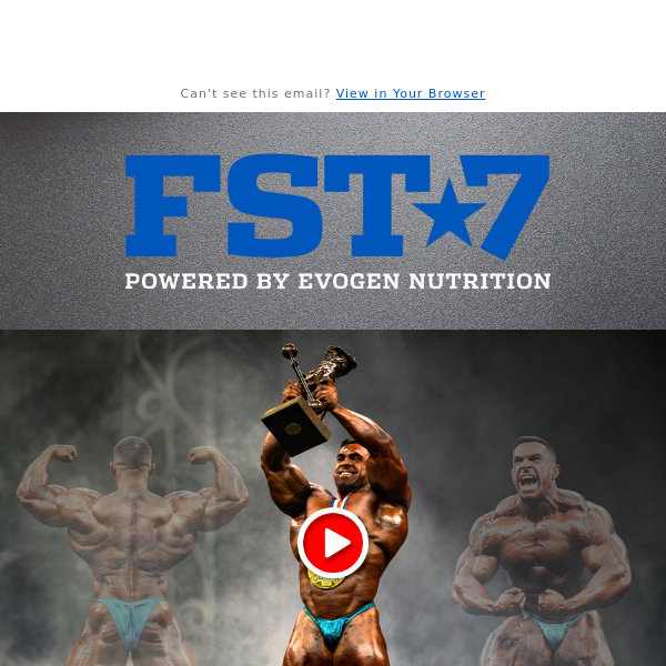 FST7 Tips Mr. Olympia Advice To New Bodybuilders