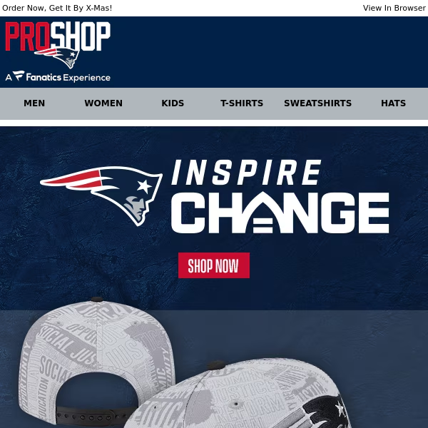 Fresh For the Season | Patriots Inspire Change Collection