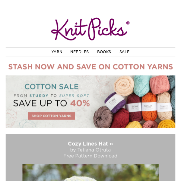 Our cuddliest cottons are on sale!
