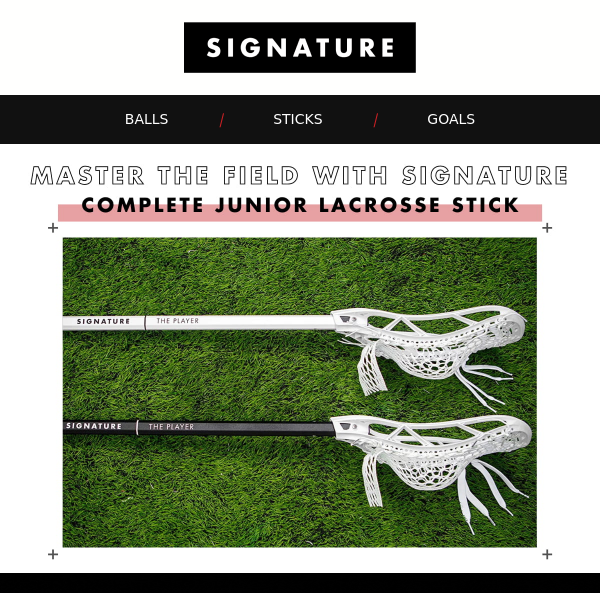 We're outfitting the next generation of lacrosse players