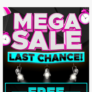 🔥 Mega Sale LAST Chance! Free $20 E-Gift card over $200!