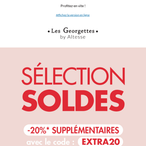 -20% supplémentaires dès maintenant !