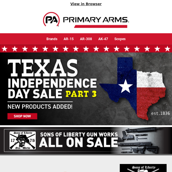 🎯TEXAS Independence Day Weekend SALE!​