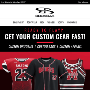 Custom Uniforms and Bags as quick as 5 Business Days!