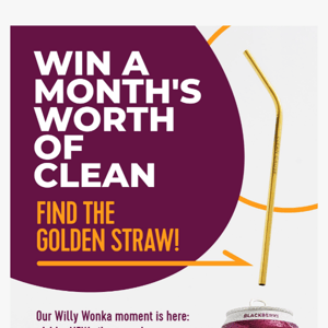 Find the golden straw! ⭐