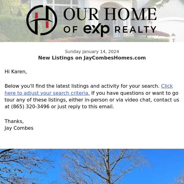 New Property Listings on JayCombesHomes.com