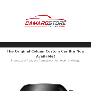 New Camaro Bras, Front Masks, and Mirror Covers!