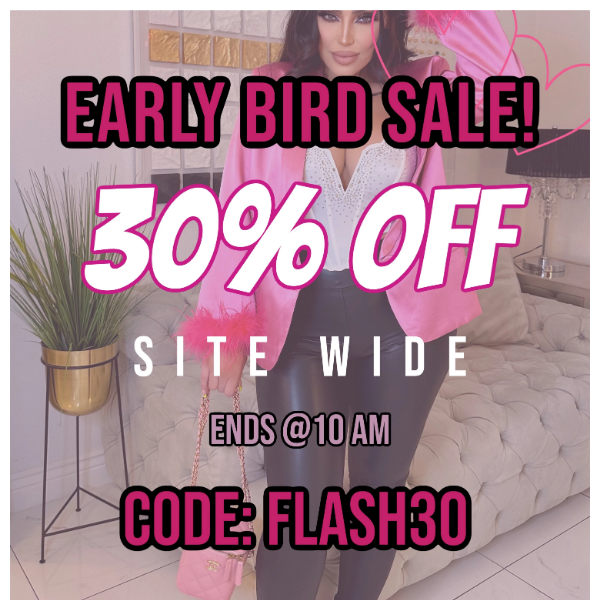 30% OFF SITEWIDE🤯 ENDS @10 AM LOS ANGELES TIME🤯