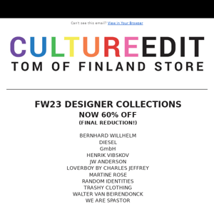 Now 60% OFF FW23 Designer Collections