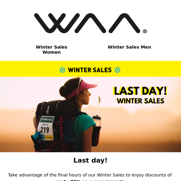 ⏳ LAST DAY | WINTER SALES ⏳