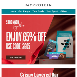 Stronger Together with 65% OFF
