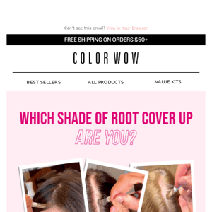 Not sure which Root Cover Up shade is for you? 🤔