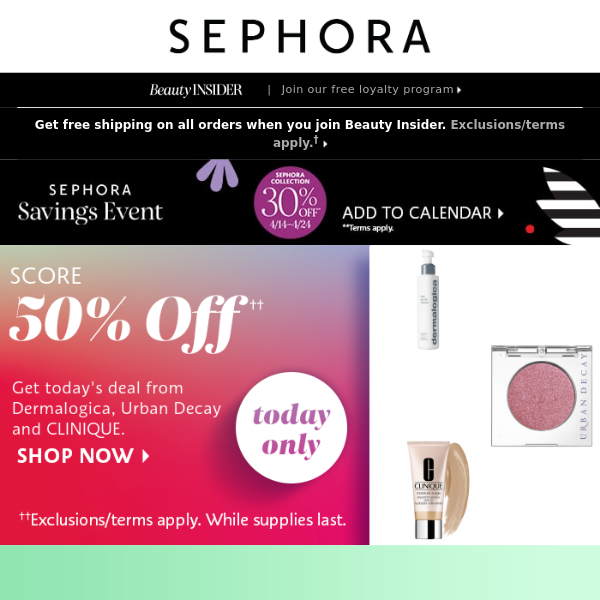 Sephora at JCPenney (SiJCP) Spring Beauty Event In-Store only deals: 25%  off all Rare Beauty and all Foundation + up to 50% off deals. 3/7–3/20 :  r/MUAontheCheap