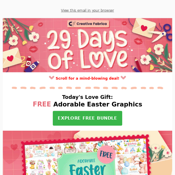 ❤️ 29 Days of Love: FREE Easter Graphics!