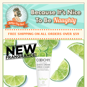 New Coochy Fragrance - Key Lime 🍈