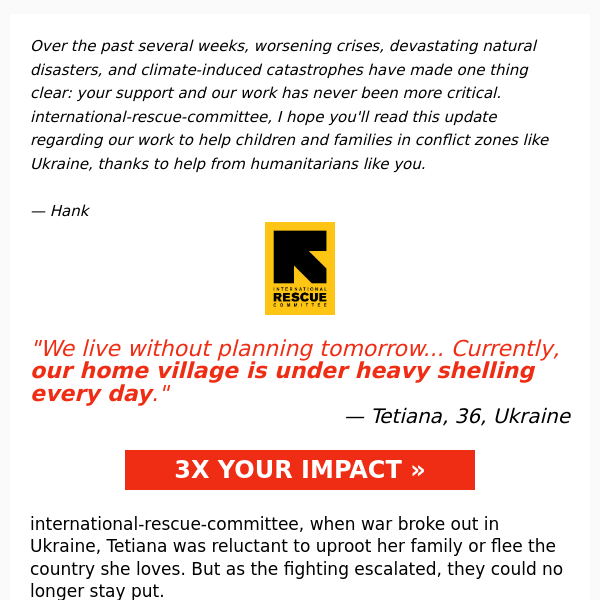 [Ukraine Update] “We live without planning tomorrow.”