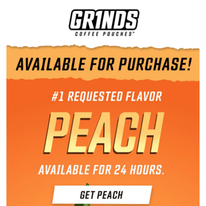 Load up on PEACH... TODAY ONLY!