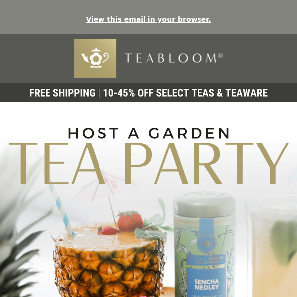 Host a Garden Tea Party! 🌼