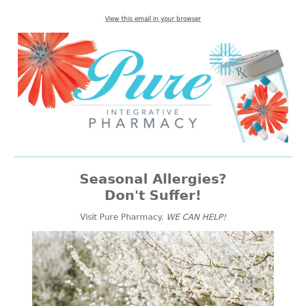 Allergy Symptoms? We can help! 🌷