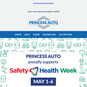 Safety and Health Week is May 1 to 6