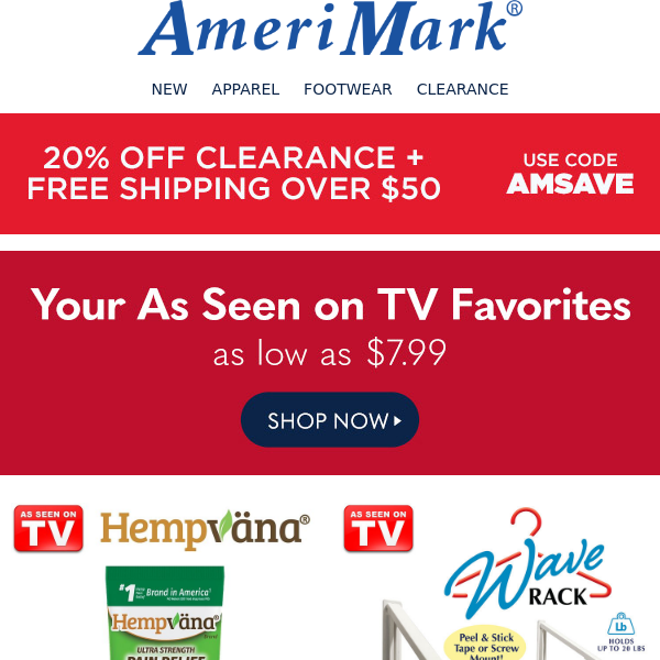 Your As Seen on TV Favorites as low as $12.99