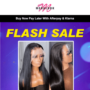 Flash Sale: $129 get 18 inch 360 Lace Frontal Wig, Only Today!