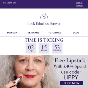 Choose Your Free Lipstick Inside