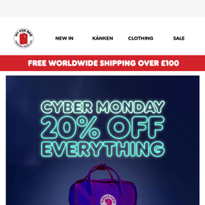 20% Off Everything*