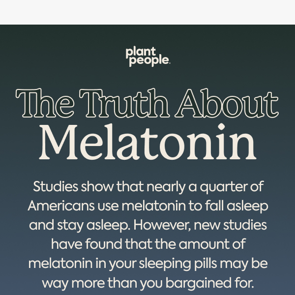 Life without Melatonin 🌙