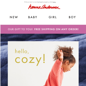 Oh-So-Cozy New Arrivals