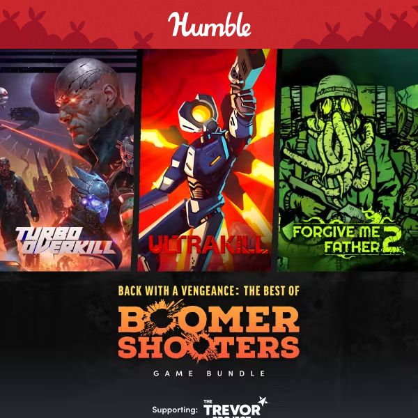 Get 7 brutal boomer shooters in 1 bundle! Forgive Me Father 2, Ultrakill & more! 💥