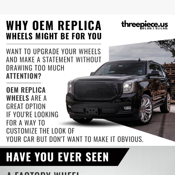 Why OEM Replica Wheels Might Be For You