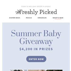 Summer Baby Giveaway 🥳