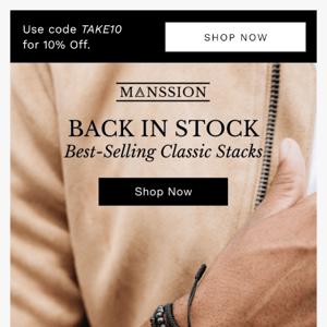 Back in Stock: Classic Stacks