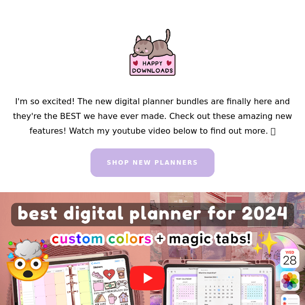 🤯 NEW Digital Planner Bundles! 2024 + 2025 💖