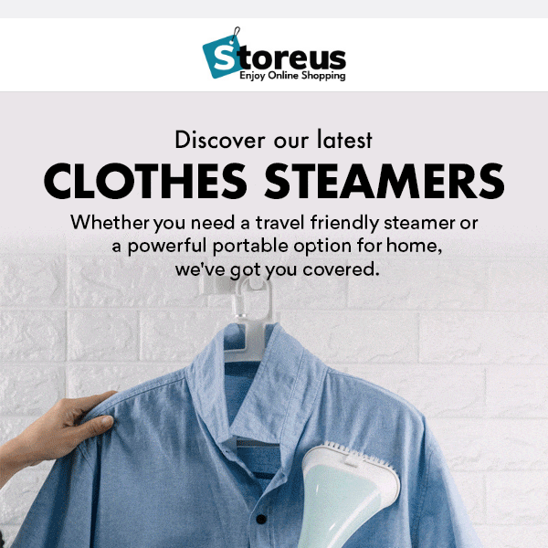 Say Goodbye to Wrinkles! Introducing Our Latest Clothes Steamers 🌟
