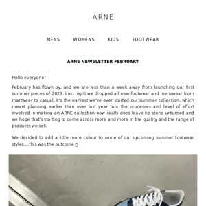 ARNE February Newsletter