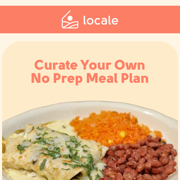 Curate Your Own No Prep Meal Prep 🍝