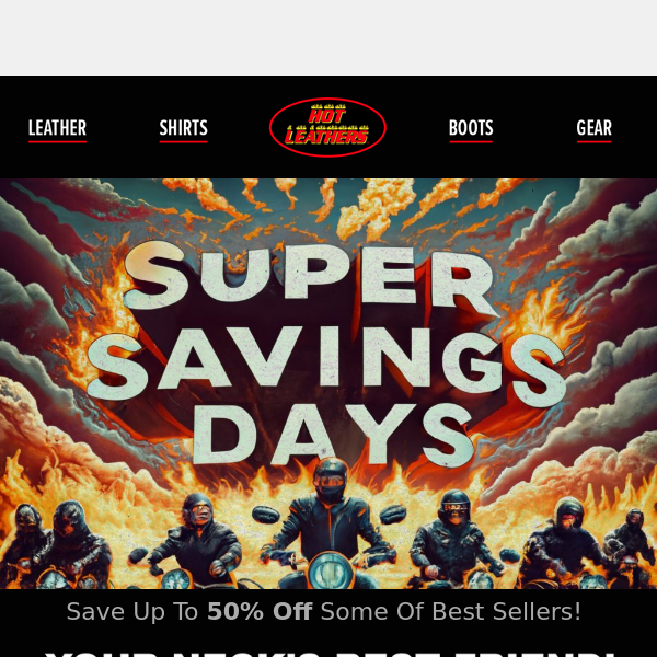 Hurry! 🤯 50% Off Super Savings Days End @ Midnight! ⏲️