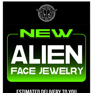 ∆ NEW ∆  Aliens Face Jewelry • Pre-Order Today!