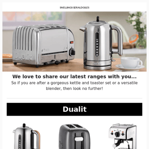Introducing... Dualit, Magimix and Nespresso 🤩